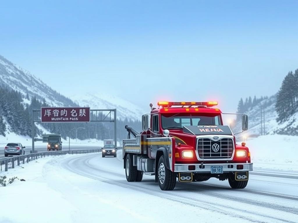 Bolu Dağı geçişinde hizmet veren oto kurtarıcı Bolu Dağı geçişinde hizmet veren oto kurtarıcı