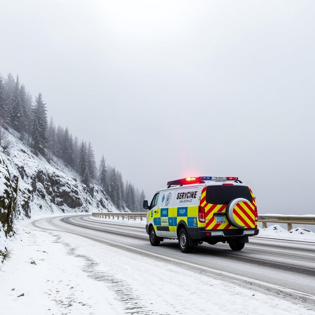 Bolu Dağı'nda yol yardım hizmeti