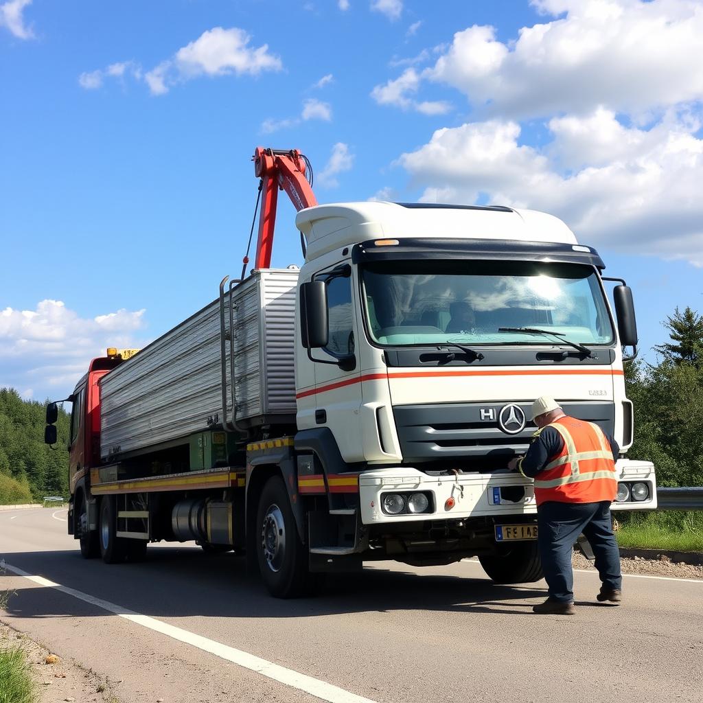 Bolu'da ağır vasıta kurtarma hizmeti