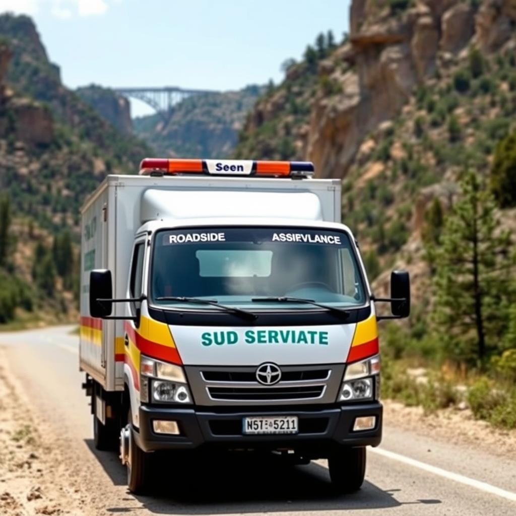 Seben'de yol yardım hizmeti